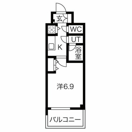 荒本駅 徒歩8分 12階の物件間取画像